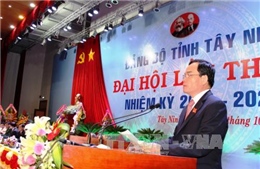 Đồng chí Trần Lưu Quang được bầu là Bí thư Tỉnh ủy Tây Ninh